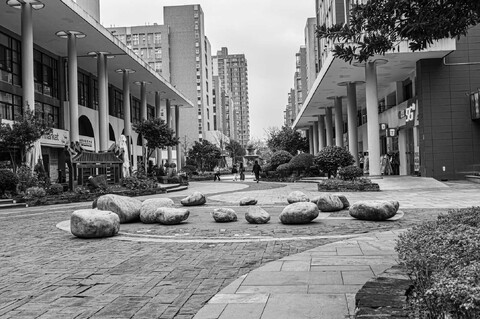 Artistic stones arrangement, UNNC Campus