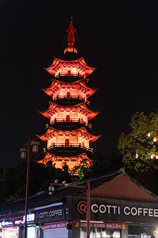 Traditional Buddhist Temple, Central Ningbo