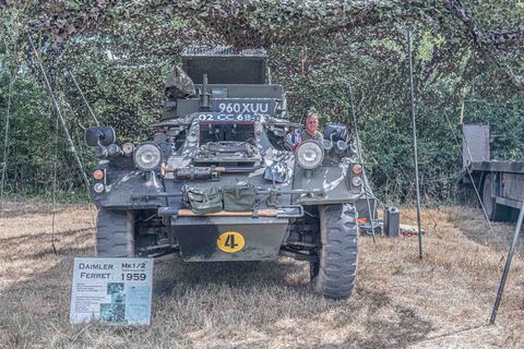 British 'Ferret' armoured car