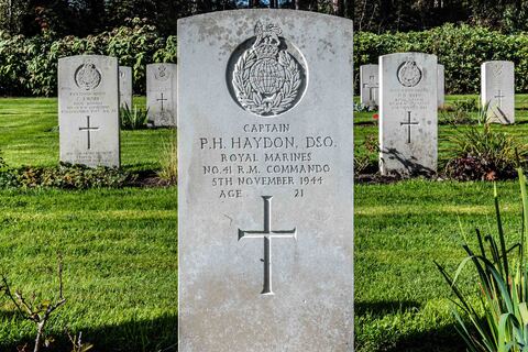  Grave of Capt PH Haydon DSO Royal Marines